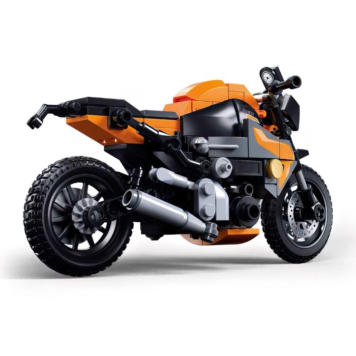 Конструктор мотоцикл Sluban Модельки, 196 деталей, 6+ Конструктор мотоцикл Sluban Модельки, 196 деталей, 6+
