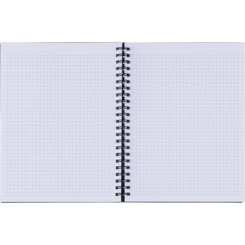 Бизнес-тетрадь, BS, А5, 120л., клетка, спираль. Believe, черный N4200