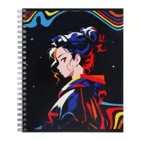Набор тетрадей Calligrata &laquo;Аниме. Яркий стиль&raquo;, 3 штуки, 96 листов, на гребне, обложка из мелованного картона