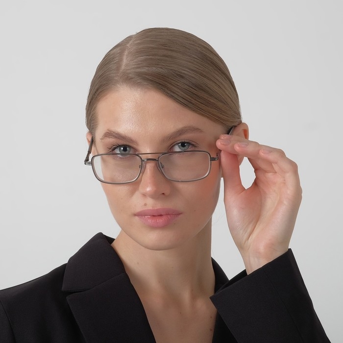 Готовые очки Восток 9882 фотохромные, цвет серый, отгибающаяся дужка, -4