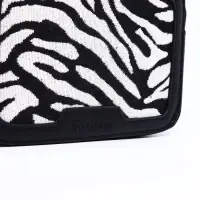 Сумка женская кросс-боди на молнии, 18&times;7&times;16 см, с животным принтом, чёрная