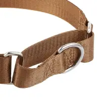 Ошейник для животных тм VETTA, нейлон, хаки/беж, обхват шеи 30-45см