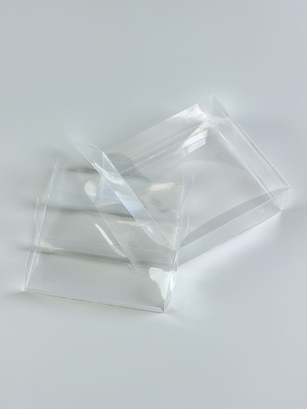 Коробка под 3 эклера из PVC, 15 х 15 х 5 см Коробка под 3 эклера из PVC, 15 х 15 х 5 см