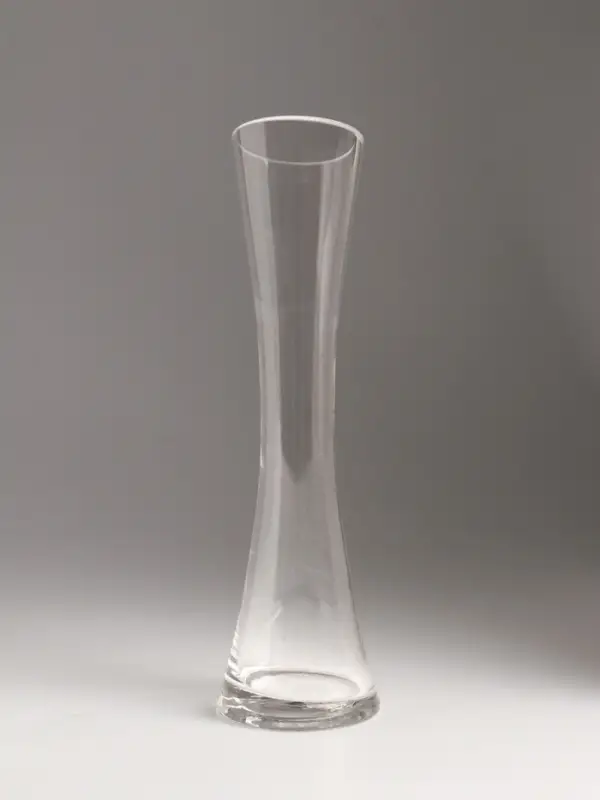 Ваза стекло настольная "Николетт" 24,5х6,5 см, прозрачный