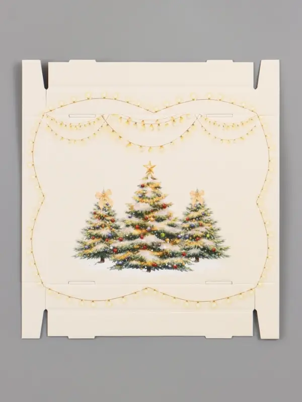 Коробка подарочная, складная 31.2&times;25.6&times;16.1 см &laquo;Новогодняя ёлочка&raquo;