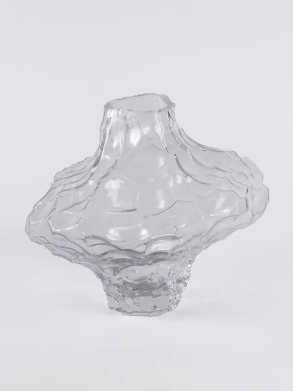 Ваза «Джино», 21×25 см, стекло, прозрачная