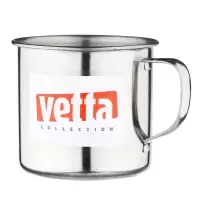 VETTA Кружка 370 мл, h8см, нерж. сталь