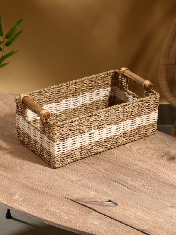 Корзина плетеная 36x21x15 см, сиграсс