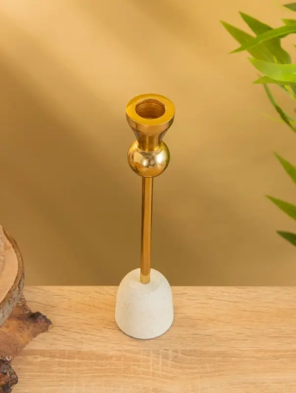 Подсвечник "Ферзь" 5х5х25 см, алюминий