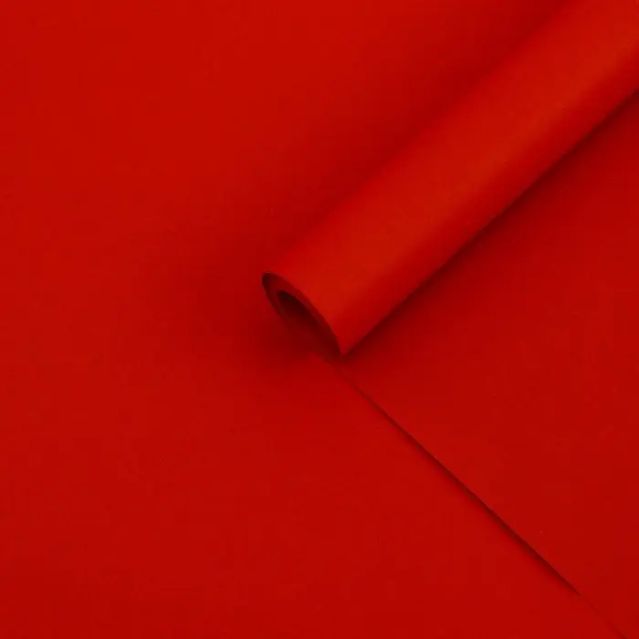 Бумага упаковочная крафт, красная, 0.68&times;10 &plusmn;5% м, 70 г/м&sup2;