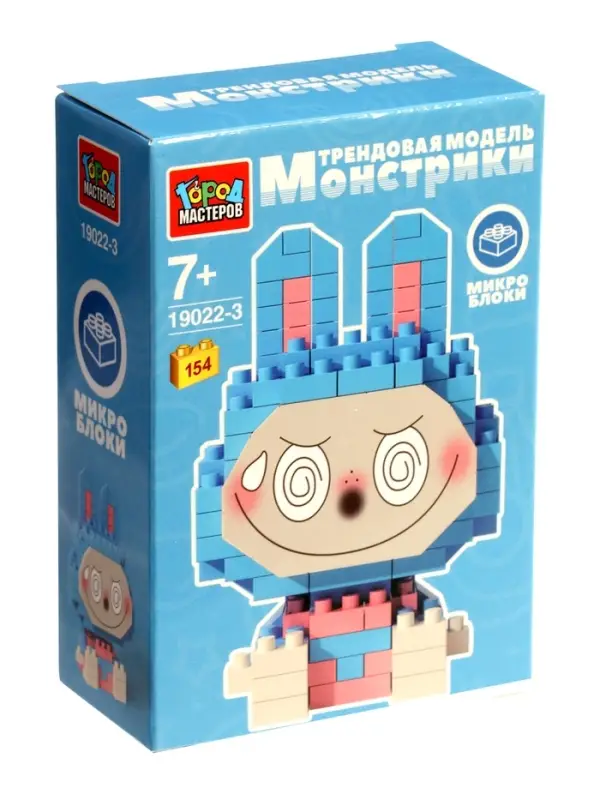 Конструктор 3D сборная фигурка монстрики