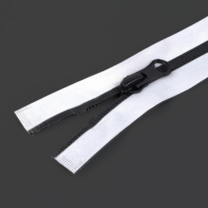 Молния «Спираль», №7, разъёмная, водонепроницаемая, светоотражающая, замок автомат, 60 см, цвет серый, цена за 1 штуку Молния «Спираль», №7, разъёмная, водонепроницаемая, светоотражающая, замок автомат, 60 см, цвет серый, цена за 1 штуку