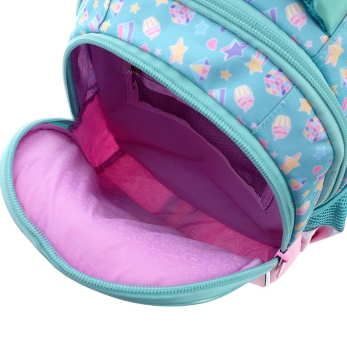 Рюкзак школьный 38,5 х 26 х 17 см, эргономичная спинка, Hatber Primary School Рюкзак школьный 38,5 х 26 х 17 см, эргономичная спинка, Hatber Primary School "Единорог-принцесса"