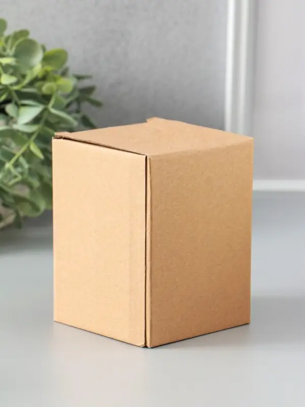 Шкатулка керамика Шкатулка керамика "Золотой лист Гинкго" белая 8х8х10 см