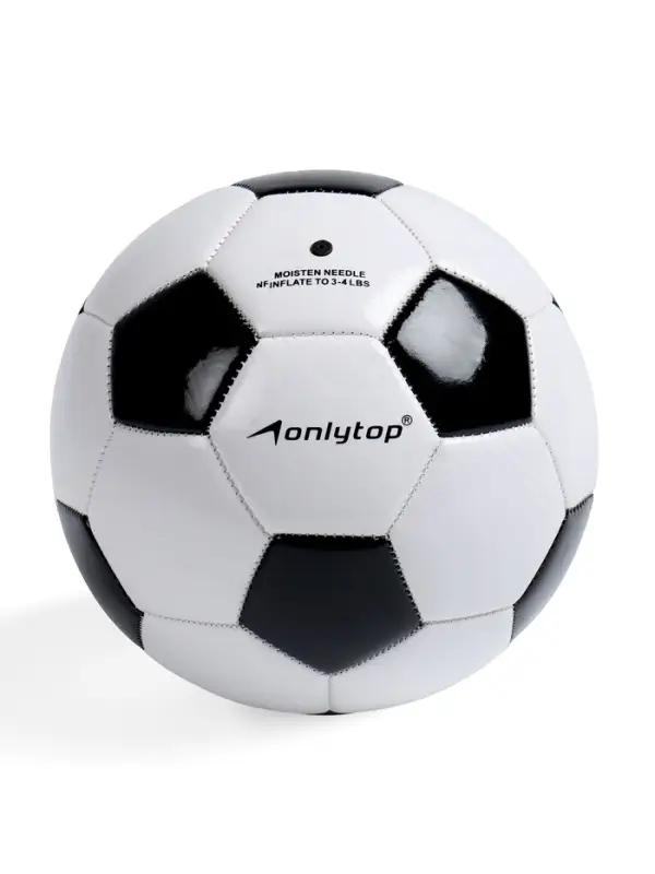 Футбольный мяч ONLYTOP, машинная сшивка, 32 панели, р. 4, PVC