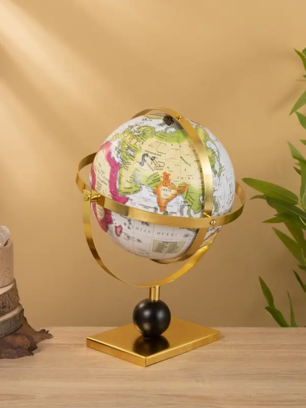 Глобус сувенирный, 23×27×35 см, подставка металл