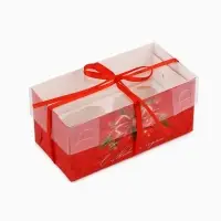 Коробка для капкейка «С Новым годом!», 8 х 16 х 7.5 см