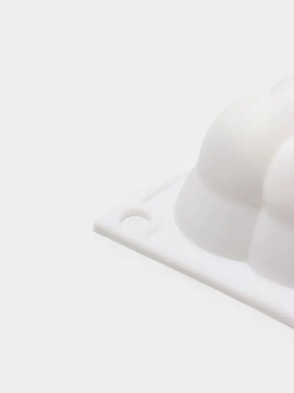 Форма для выпечки и муссовых десертов KONFINETTA &laquo;Облако&raquo;, силикон, 30&times;18.8&times;3.5 см, 6 ячеек (7.4&times;7.4 см), белая