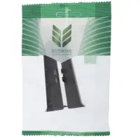 Торцевые заглушки для плинтуса &laquo;Деконика&raquo;, пара, 85 мм, цвет 007 чёрный