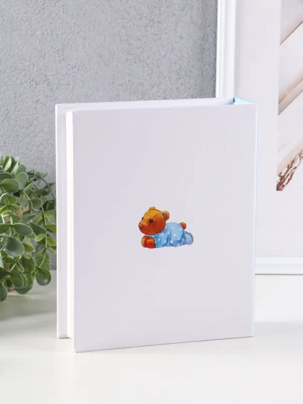 Фотоальбом "Мой малыш", голубой, 200ф 10X15см, ПП карм.