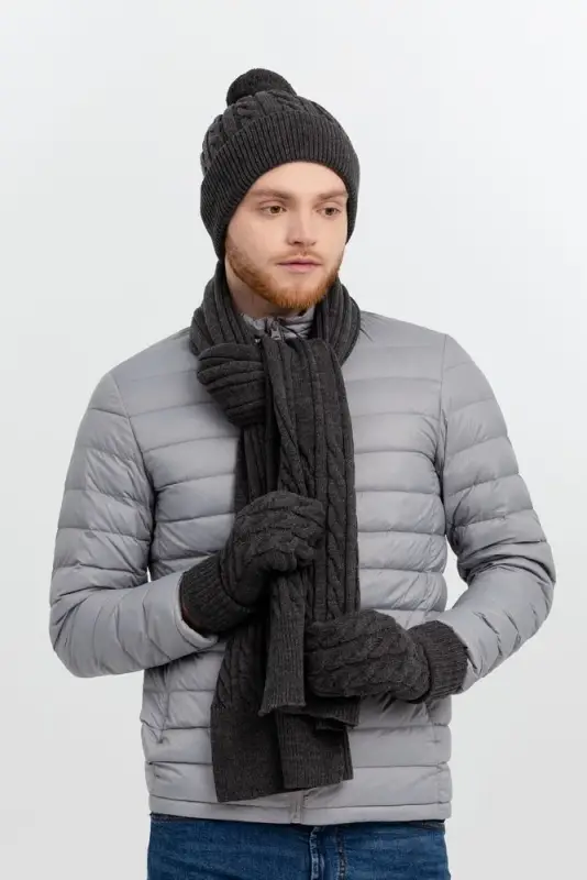 Варежки Heat Trick, cерый меланж, размер S/M Варежки Heat Trick, cерый меланж, размер S/M