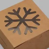 Коробка 10,2 х 10,2 х 5,9 см Бурая (фас 20шт)