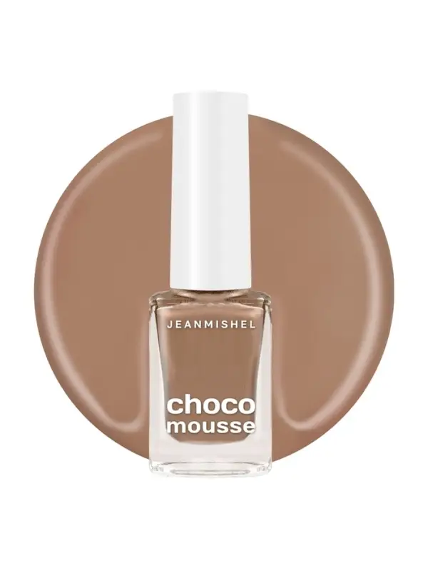 Лак для ногтей Jeanmishel, кофе с молоком, глянцевый, тон 462, 6 мл