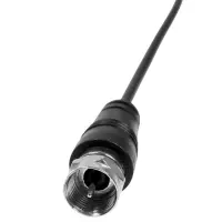 Антенна для телевизора с внешним усилителем, 5 В, DVB-T2, цифровая, комнатная, чёрная