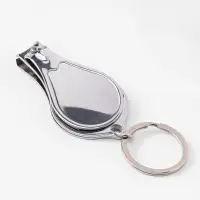 Кусачки книпсер маникюрные, на брелоке, с пилкой, с открывашкой, 6.5 см