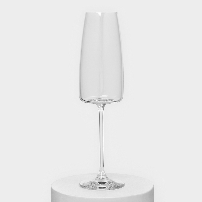 Набор бокалов для шампанского LORD, 340 мл, хрустальное стекло, 4 шт Набор бокалов для шампанского LORD, 340 мл, хрустальное стекло, 4 шт