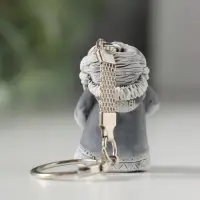 Брелок "Девушка с бубном" маленькая, 4см