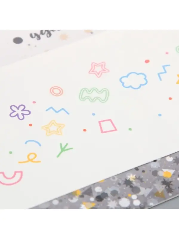 Переводная тату на тело цветная «Веснушки цветные узоры», 15.8×6 см