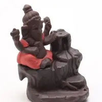 Подставка для благовоний &laquo;Ганеша&raquo;, стелющийся дым, 12&times;8 см