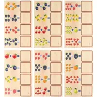 Лото &laquo;Моя первая арифметика&raquo;, с деревянными фишками