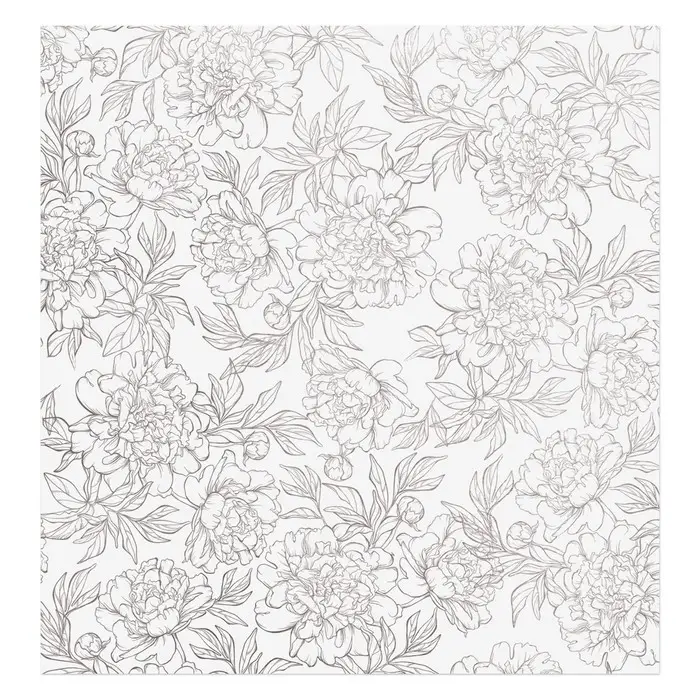 Бумага для скрапбукинга «Цветочные кружева», 30,5 х 30,5 см, 190 г/м²
