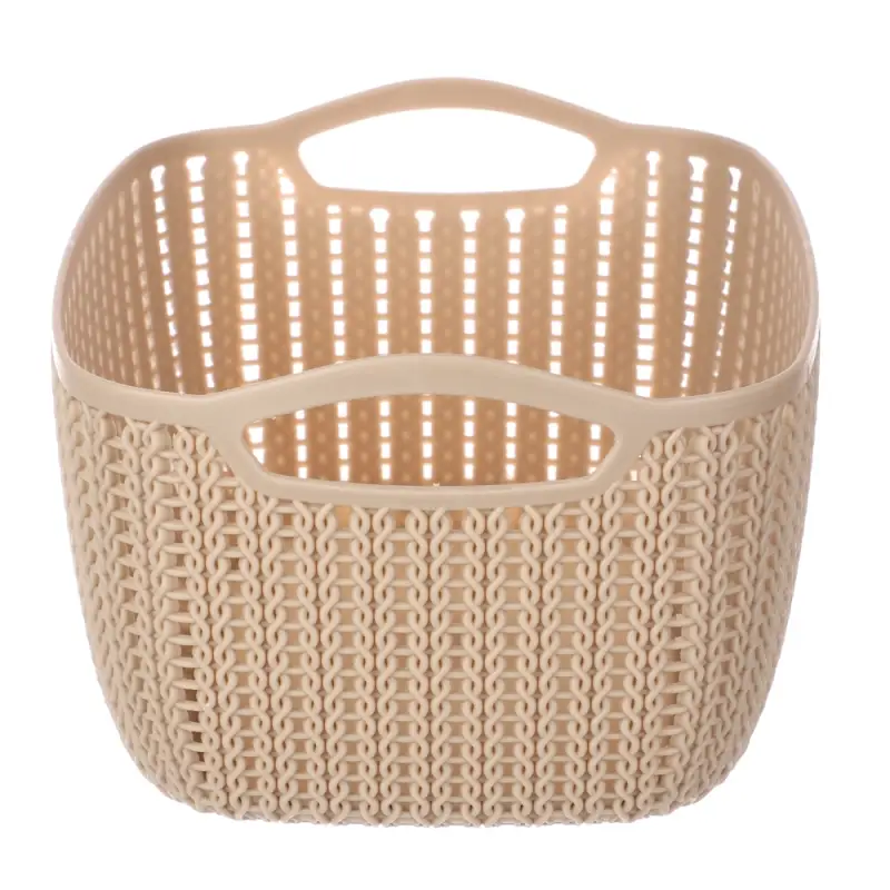 Корзинка вязаная тм VETTA, пластик, 21х16х10см