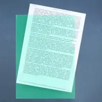Набор папок-уголков А4, 100 мкм, Calligrata Выгодные, прозрачные, 5 штук, микс