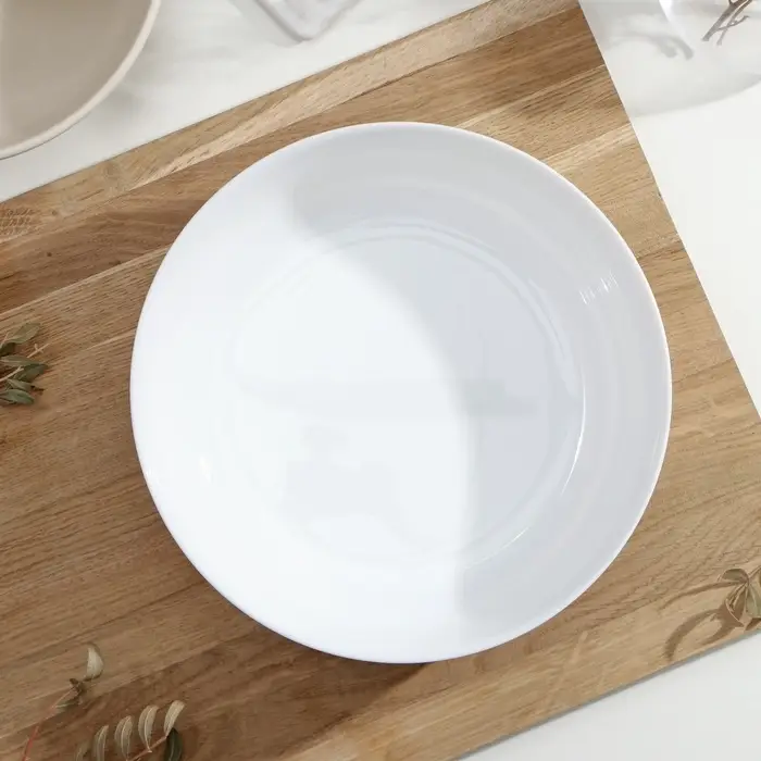 Форма для запекания Luminarc Diwali Service, 2 л, d=22 см, стеклокерамика, белая