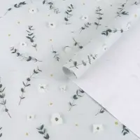 Бумага упаковочная крафт &laquo;Цветы&raquo;, 70&times;100 см