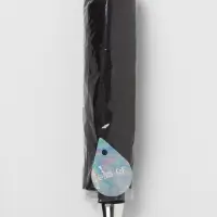 Зонт автоматический Night, 3 сложения, 10 спиц, R=51/58 см, D=102 см, чёрный