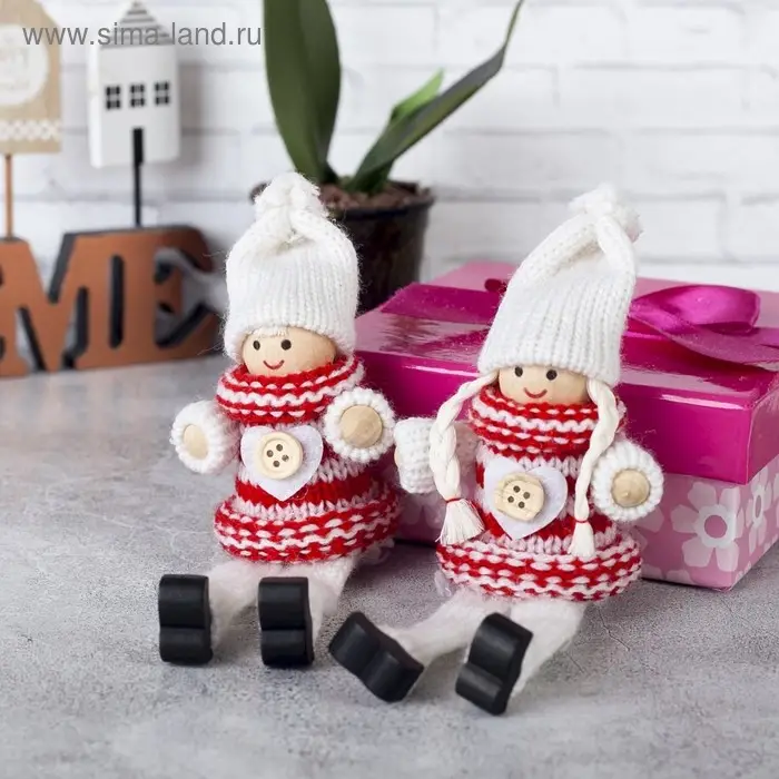 Елочная игрушка &laquo;Зимние куколки&raquo;, МИКС