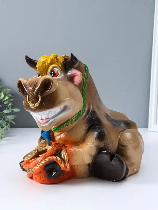 Копилка для денег &laquo;Бык большой&raquo;, цветной, 25&times;35&times;30 см