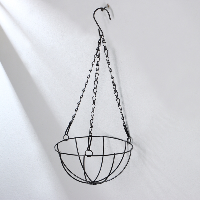 Кашпо подвесное, d = 20 см, с кокосовым вкладышем, «Полусфера» Кашпо подвесное, d = 20 см, с кокосовым вкладышем, «Полусфера»