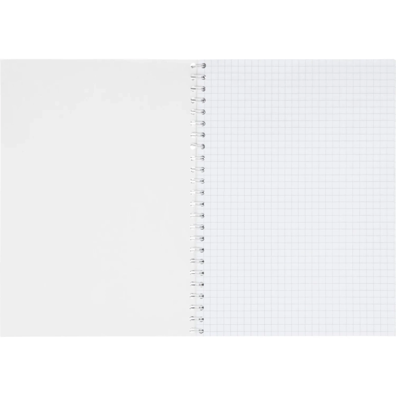 Бизнес-тетрадь А5 96л Attache Градиент Фиолет клетка, 65г, греб, УФ-лак