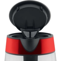 Чайник электрический SCARLETT SC-EK27G79, стекло, 2200Вт, 1.7л, красный