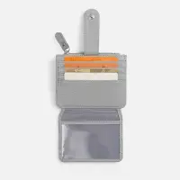 Картхолдер на молнии Unison, серый Картхолдер на молнии Unison, серый