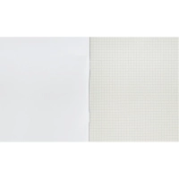 Тетрадь общая А5,96л,клет,скреп,обл.бумвинил,блок офсет-2 Синяя