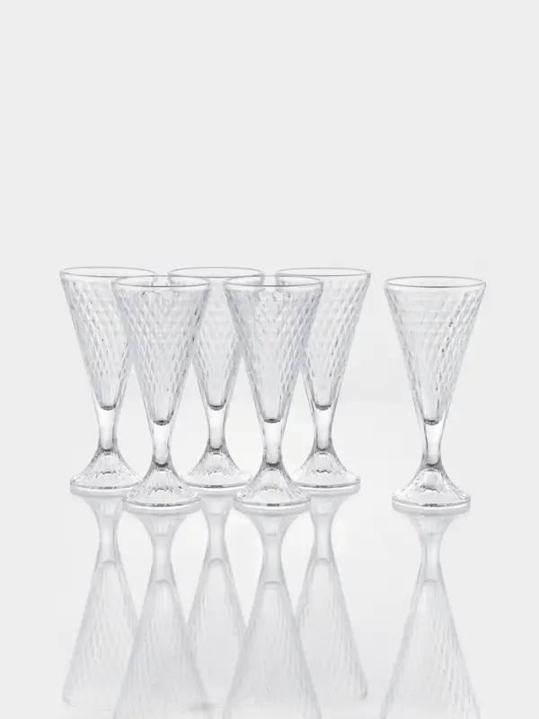 Набор бокалов для шампанского Набор бокалов для шампанского "Веллис" 6 шт