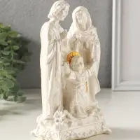 Фигурка гипс &laquo;Семья большая&raquo;, 18&times;10&times;7 см, белый, с росписью