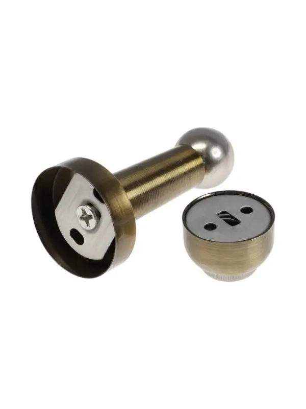 Упор дверной LOCKLAND, магнитный, цвет бронза